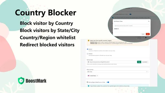 BM: Country blocker IP blocker screenshot