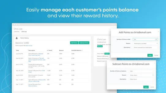 Loyalty, Rewards &amp; Referrals screenshot