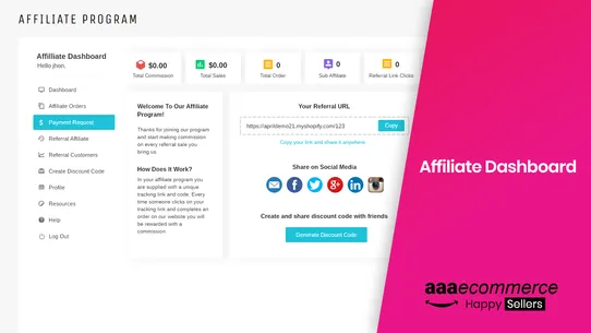 AAA Affiliate Marketing App screenshot