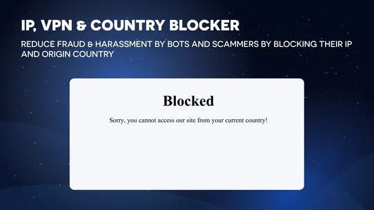 Blocky: Fraud Country Blocker screenshot