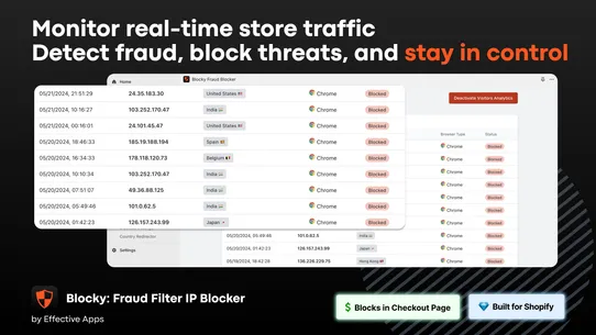 Blocky Fraud Filter IP Blocker screenshot