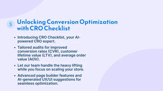 CRO Guru ‑ Checklist Expert screenshot