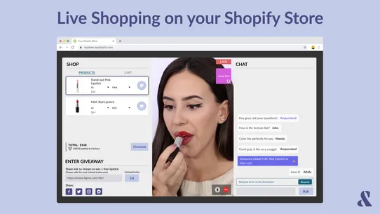 Live Shopping by Amperstand screenshot