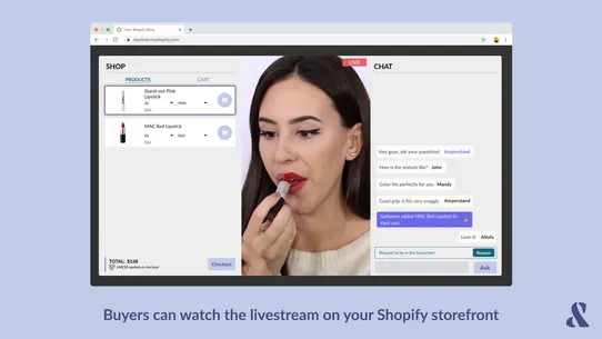 Live Shopping by Amperstand screenshot