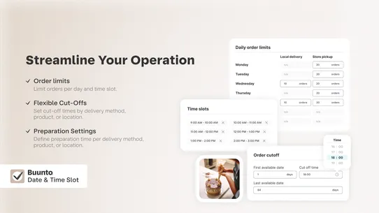 Buunto – Date &amp; Time Slot screenshot