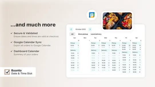 Buunto – Date &amp; Time Slot screenshot