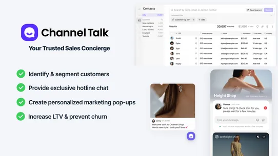 Channel Sales Chat Bot CRM screenshot