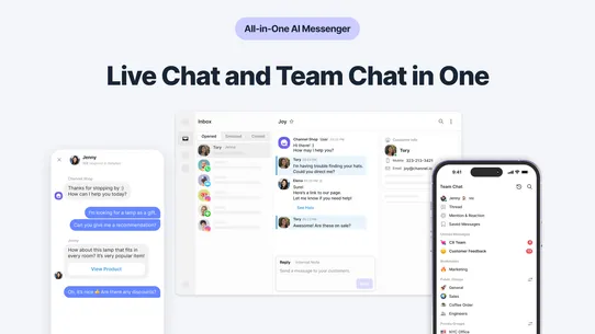 Channel Sales Chat Bot CRM screenshot