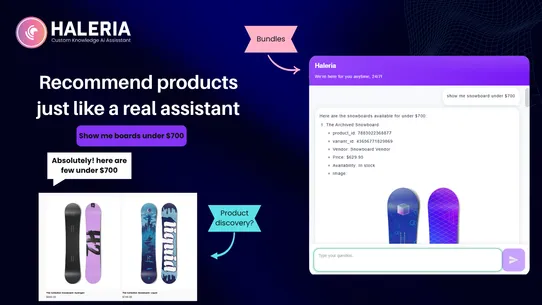Haleria AI Assistant screenshot