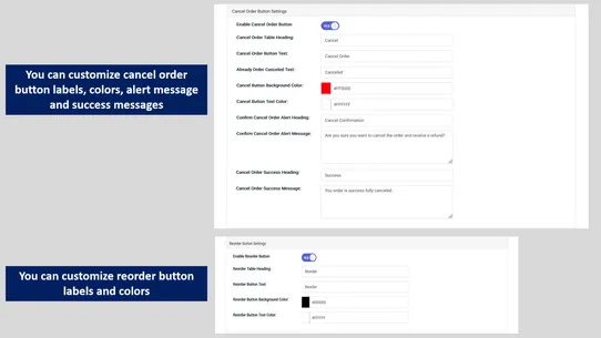 T: Order Cancellable &amp; Reorder screenshot