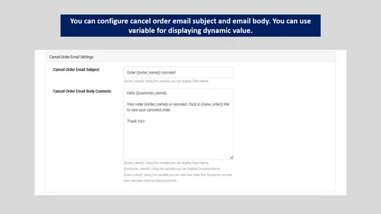 T: Order Cancellable &amp; Reorder screenshot