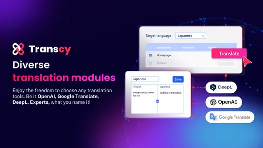 Transcy: AI Language Translate screenshot