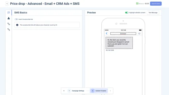 SAP Emarsys Marketing Platform screenshot