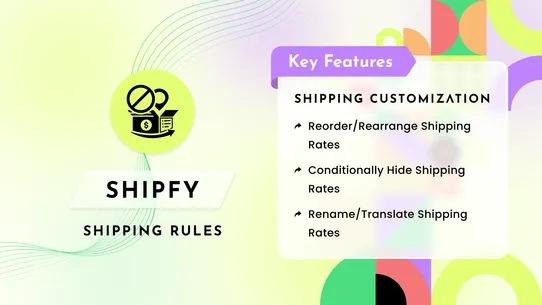 Shipping Rates &amp; Rule ‑ Shipfy screenshot