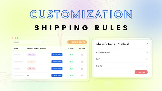 Shipping Rates &amp; Rule ‑ Shipfy screenshot