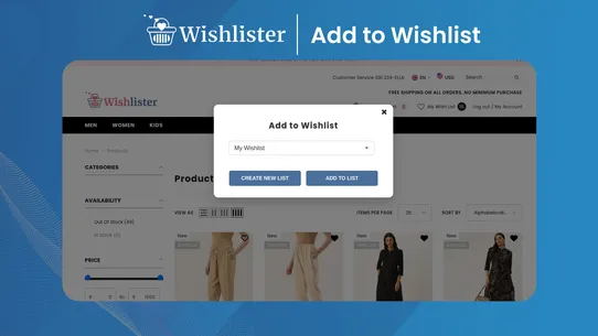 Wishlister screenshot