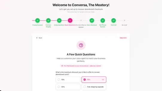 Conversa | Your AI Voice Agent screenshot
