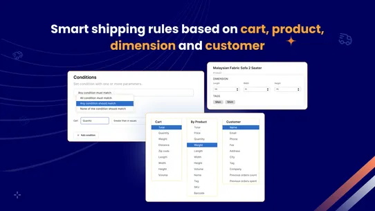 ShipX ‑ Shipping Rates &amp; Rules screenshot