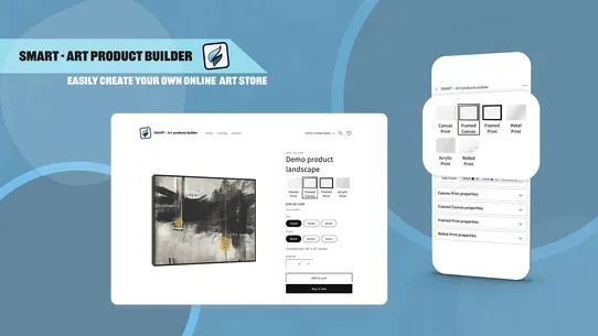 SMART ‑ Art product builder screenshot