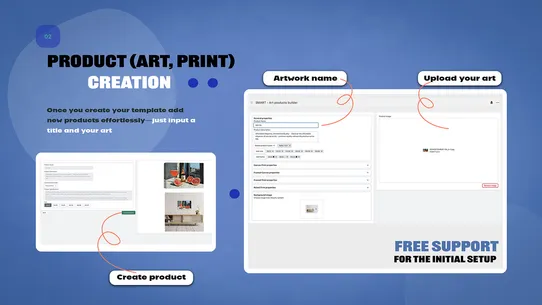 SMART ‑ Art product builder screenshot