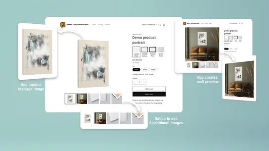 SMART ‑ Art product builder screenshot