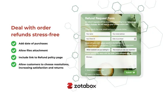 Zotabox Contact Form Builder screenshot