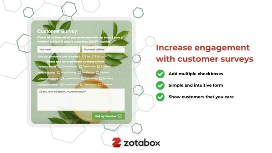 Zotabox Contact Form Builder screenshot