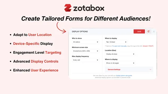 Zotabox Contact Form Builder screenshot