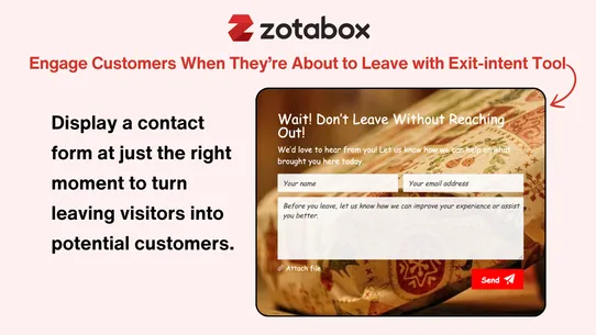 Zotabox Contact Form Builder screenshot