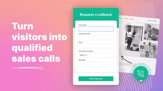 Request Callback ‑ By Carton screenshot