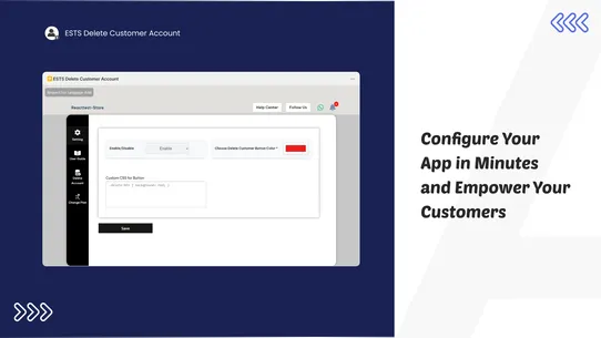 ESTS Delete Customer Account screenshot