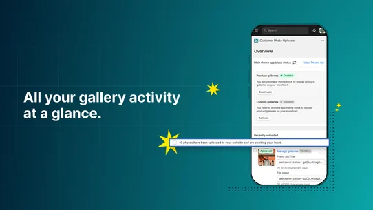 GWA: Customer Photo Uploader screenshot