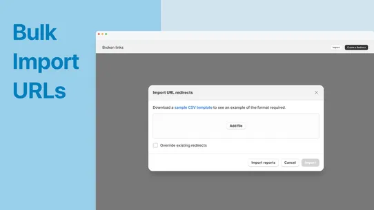 DA Redirects screenshot
