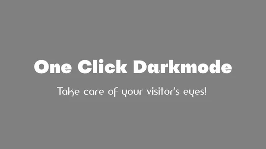 Glasses: One‑Click Darkmode screenshot