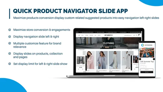 Quick Product Navigator Slide screenshot