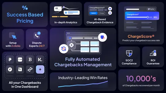 Chargeflow Dispute Chargebacks screenshot