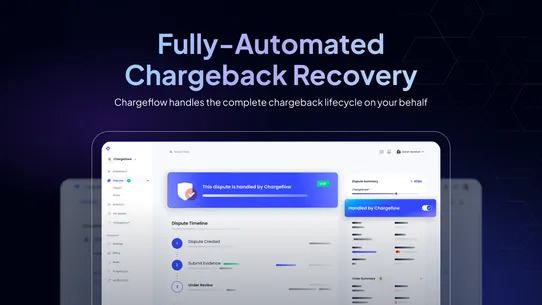 Chargeflow Dispute Chargebacks screenshot