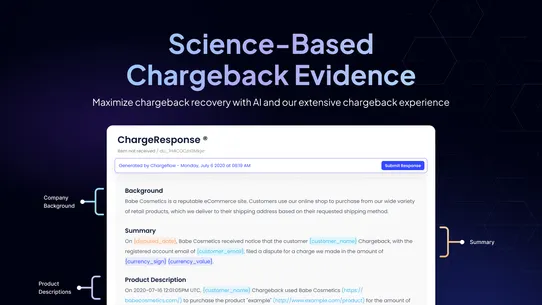 Chargeflow Dispute Chargebacks screenshot