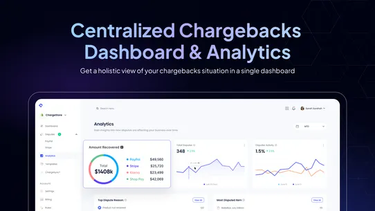 Chargeflow Dispute Chargebacks screenshot