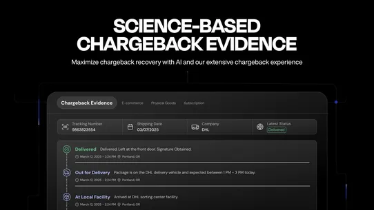 Chargeflow Dispute Chargebacks screenshot