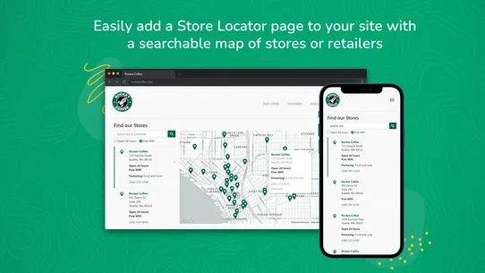 Stockist Store Locator screenshot