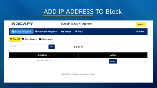 Geo IP Block/Redirect Supreme screenshot
