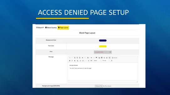 Geo IP Block/Redirect Supreme screenshot