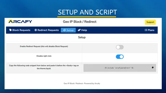Geo IP Block/Redirect Supreme screenshot