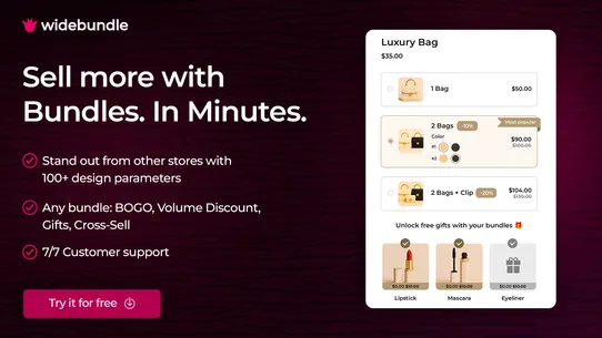Wide Bundles ‑ Quantity Breaks screenshot