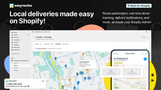 EasyRoutes Local Delivery screenshot