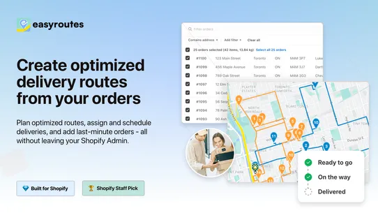EasyRoutes Local Delivery screenshot