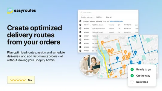EasyRoutes Local Delivery screenshot