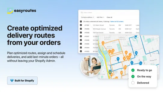 EasyRoutes Local Delivery screenshot