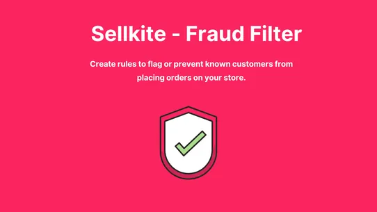 Sellkite ‑ Fraud Filter screenshot